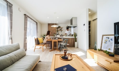 完成の記念にご家族を交えて